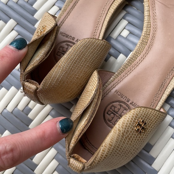 Tory Burch Savannah Flat Sandals in Trench Tan - Picture 6 of 6